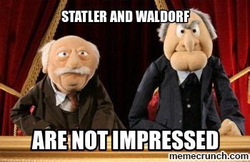 statler and waldorf | Statler and waldorf, Muppets, Old man meme