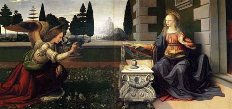 The Annunciation by Leonardo da Vinci