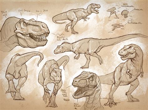 ArtStation - Dino studies