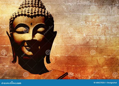 Buddha Face Background Royalty-Free Stock Image | CartoonDealer.com #68637826