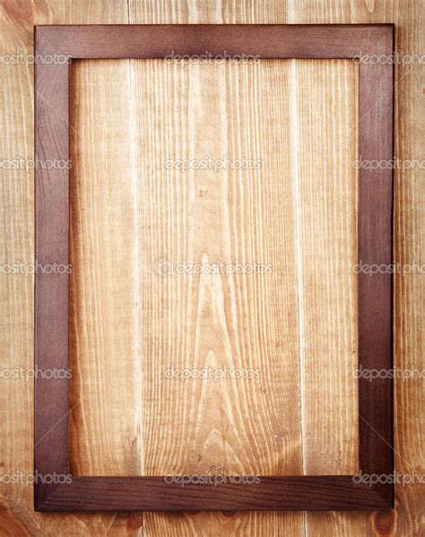 Wooden Picture Frame Background