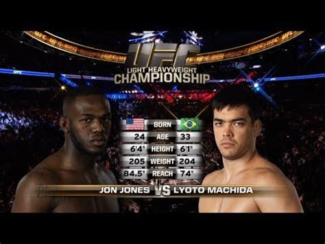 Jon Jones vs Lyoto machida Full Fight Video UFC 140 HD