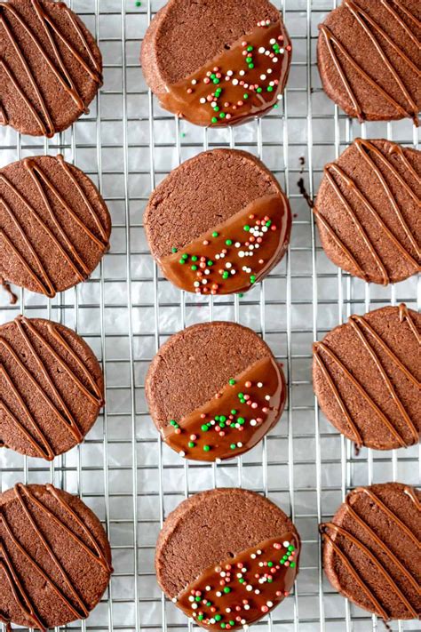 Chocolate Shortbread - Buttery, Delicious - Just so Tasty