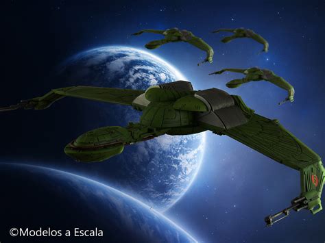 Star Trek: Klingon Bird of Prey - modelos a escala