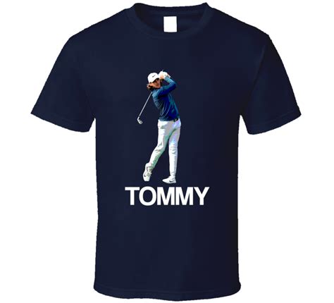 Tommy Fleetwood Golf Swing Cool Fan T Shirt