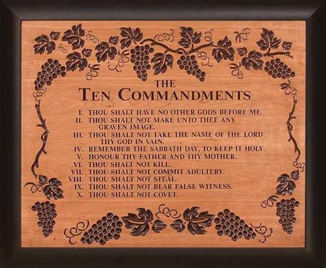 Wall Art: Ten Commandments Wall Art (#6 of 20 Photos)