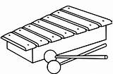 Xylophone Coloring Page At GetColoringscom  Free Printable Colorings sketch template