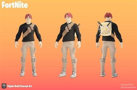 3D model Custom Trippie Redd Fortnite skin VR / AR / low-poly | CGTrader