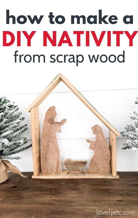 How to Make a Simple DIY Wooden Nativity