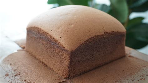 Chocolate Castella Recipe - Soft, Moist and Fluffy (Remake) - YouTube