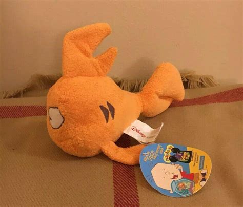 Dennis Goldfish Plush Disney 8" Playhouse Stanley Orange Fish Stuffed Animal NWT | #2010059136