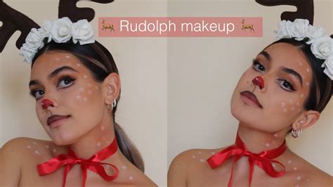 RUDOLPH MAKEUP TUTORIAL | Fun Christmas Makeup - YouTube