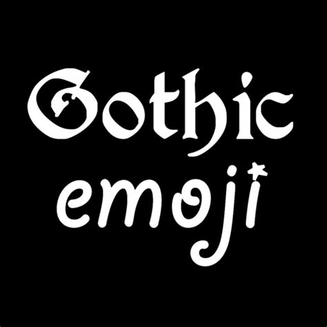 Gothic Emojis & Keyboard - Goth Emoticons and more illuminati Edition ...