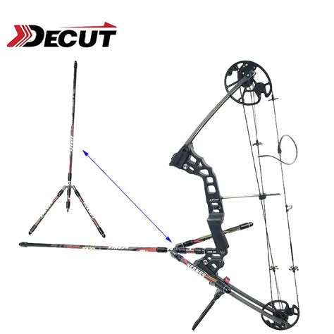 1Set Archery Recurve Bow Stabilizer V BAR Virbration Carbon Stabilizer ...