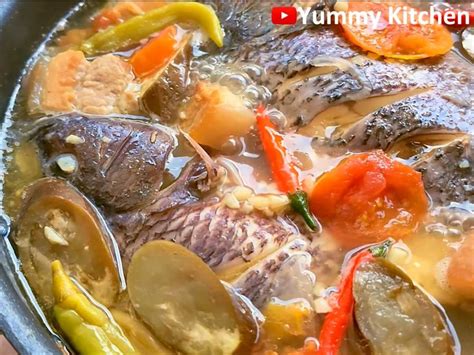 Paksiw na Tilapia (a colorful spicy Tilapia stewed dish) - Yummy Kitchen