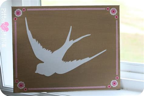 Pottery Barn Canvas Art Knock Off DIY by Pitter & Glink ~ So easy and so adorable! | Pottery ...
