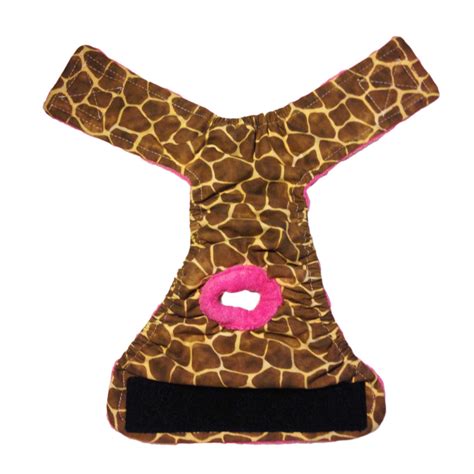 Cat Diapers Made in USA Giraffe Washable Cat Diaper S for Piddling Spraying or Incontinent Cats ...