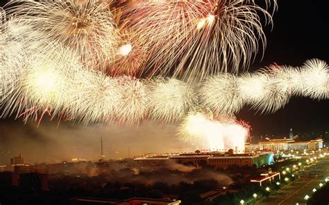 Beijing festival night, fireworks, lights HD Wallpapers | Celebrations | Desktop Wallpaper ...