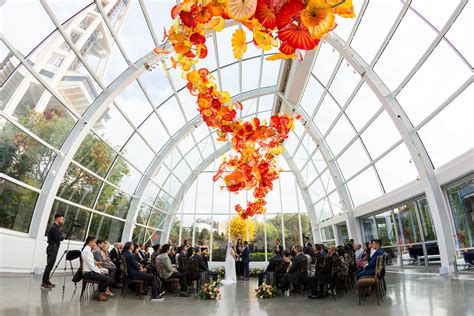 Chihuly Garden and Glass Wedding - Char Beck Photography