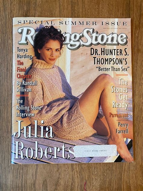 Julia Roberts Rolling Stone 1994 First Bound Edition Special Double Issue - Etsy UK