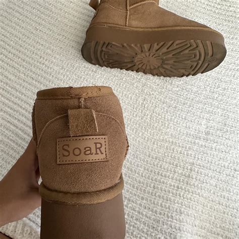 knock off ugg minis! only worn once :) size 8!... - Depop