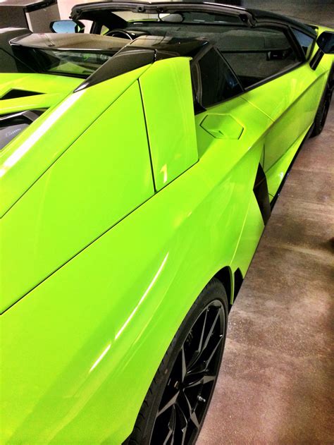 Lamborghini Aventador 50th Roadster in Verde Singh | DragTimes.com Drag ...