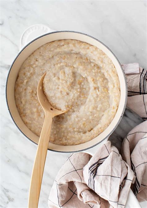 Whole Oat Porridge Recipe - Love and Lemons