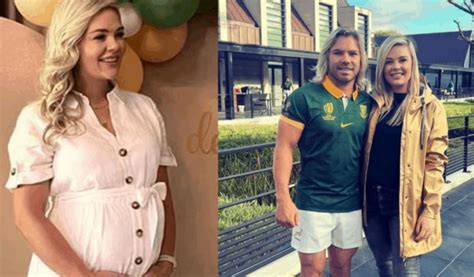 LOOK: Faf de Klerk and wife Miné expecting BABY - SA People