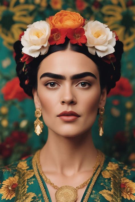 Frida Kahlo - Turqouise Garment | Posters, Art Prints, Wall Murals | +250 000 motifs