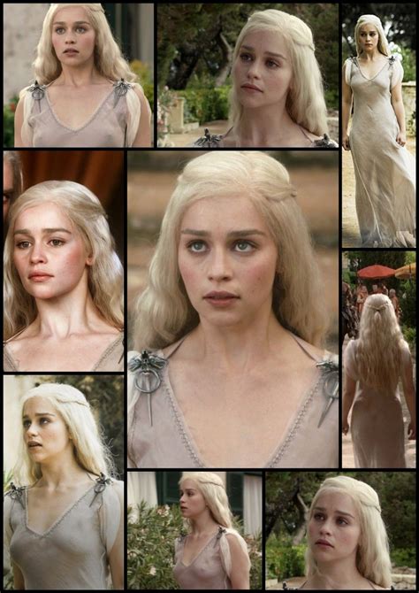 Daenerys targaryen game of thrones mereen blue white dress – Artofit