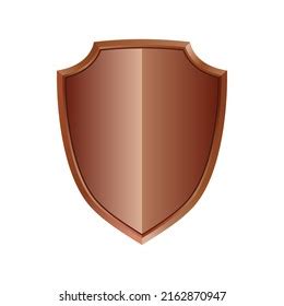 Bronze Shield Symbol Vector Illustration Stock Vector (Royalty Free) 2162870947 | Shutterstock