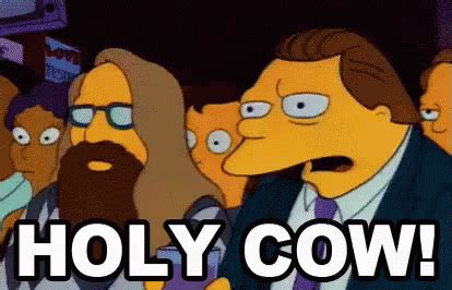 Holy Cow GIF - HolyCow TheSimpsons - Discover & Share GIFs