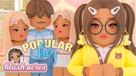 THE POPULAR BOY | Roblox School roleplay story | Roblox Crush | Blush Acres Roleplay | Bonnie ...