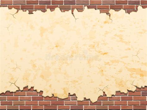 Concrete Wall and Bricks Vector Grunge Background Stock Vector - Illustration of backdrop ...