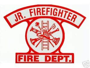 JUNIOR FIREFIGHTER REFLECTIVE HELMET OR VEHICLE DECAL | eBay