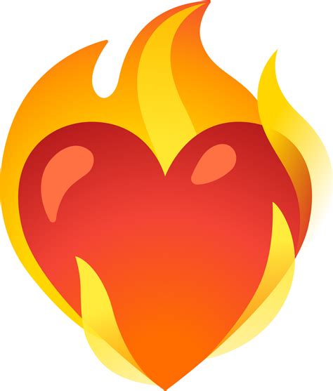 "heart on fire" Emoji - Download for free – Iconduck