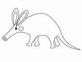 Adorable Aardvark Coloring Page  Free Printable Pages For Kids sketch template