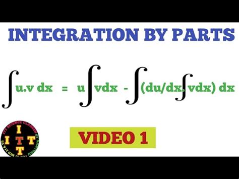 Concept of integration by parts / integral of product of two functions full explanation with ...