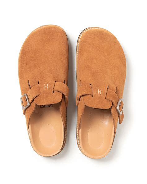 SLIP ON CLOG SANDALS COW SUEDE | hobo