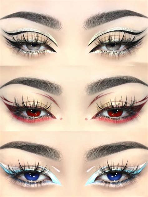 4 pcs Glitter Eyeliner Set- proprietary deisign | Creative eye makeup ...