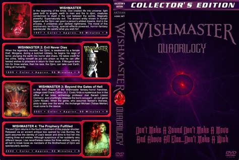 Wishmaster Quadrilogy - Movie DVD Custom Covers - Wishmaster Quad :: DVD Covers