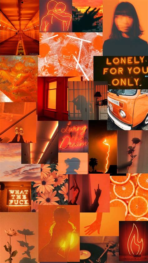 Wallpaper Quotes Neon Orange Aesthetic Wallpaper - digiphotomasters