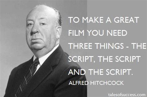 TOP FILM quotes and sayings by famous authors like Alfred Hitchcock ...