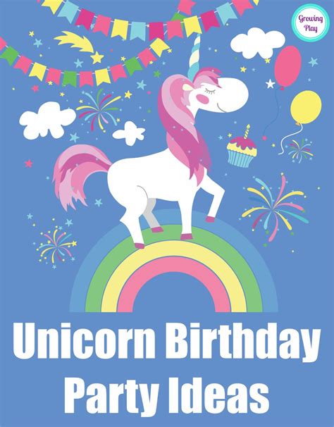 Unicorn Birthday Party Games - Growing Play