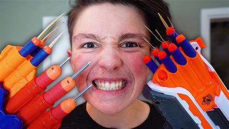 MOST DANGEROUS TOY OF ALL TIME!!! (EXTREME NERF GUN CHALLENGE) - YouTube