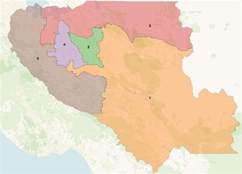 Santa Clara County District Map - Lila Shelba