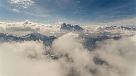 Aerial Mountains Royalty Free Photo