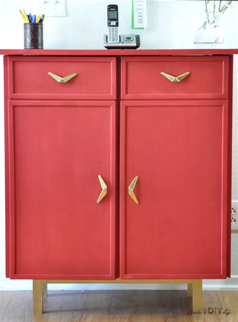 IKEA IVAR grows up into gorgeous red cabinet - IKEA Hackers Ikea Furniture Makeover, Painting ...