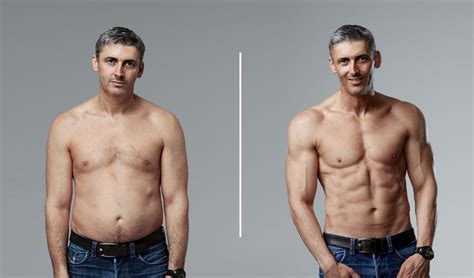 45-year-old man halves body fat and transforms himself in just 12 weeks