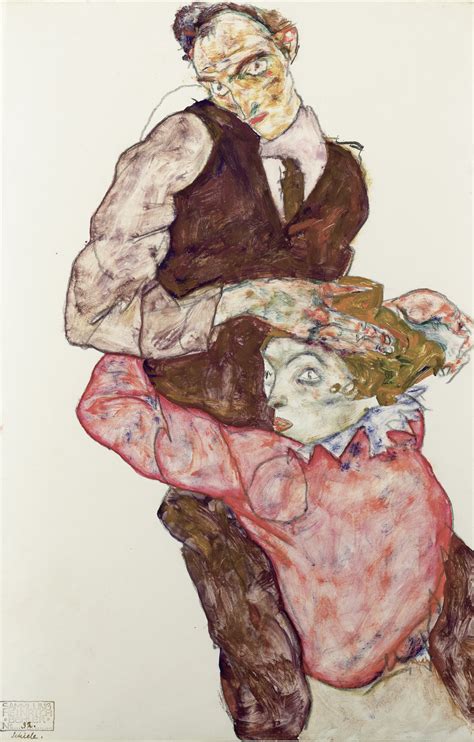 Egon Schiele Drawings Self Portrait